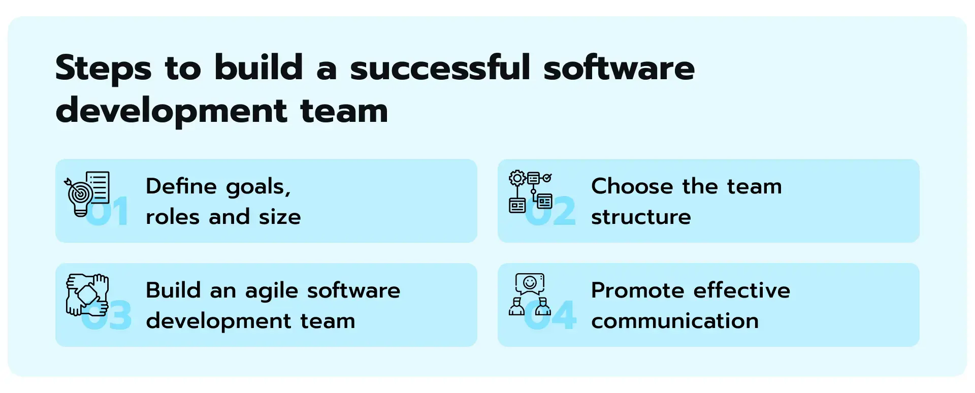 build an effective software development team